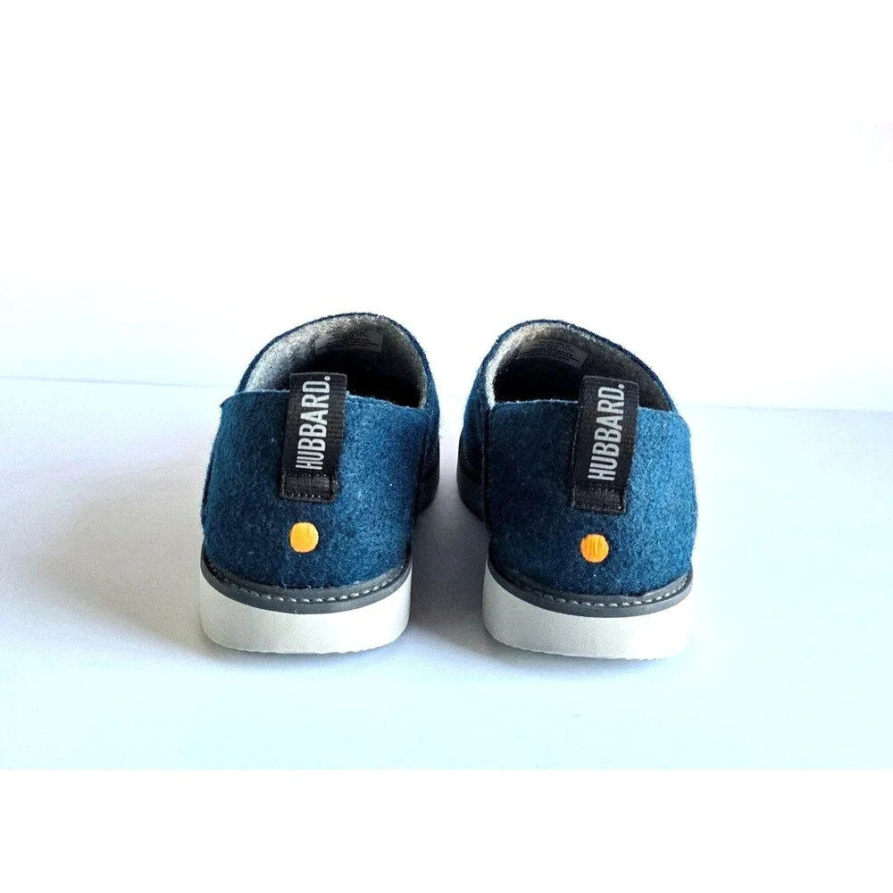 SAMUEL HUBBARD Spring Back Slippers Royal Blue 9.5 43 Monopett Felt Comfort - Picture 13 of 16